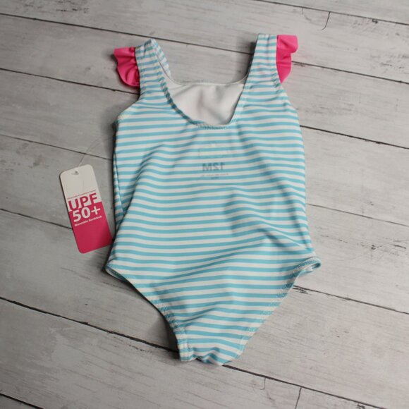 Peppa Pig Baby Girl's 1 Piece Swimsuit Size 12 Months UV UPF 50+ - Picture 5 of 6